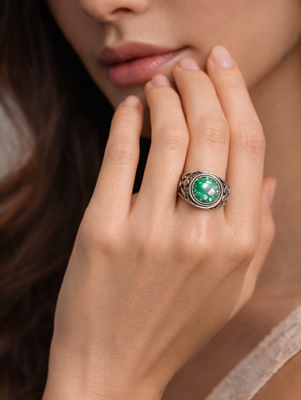 Silver Turquise   Ring